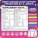 Magnesium Glycinate Gummies for Kids & Adults 90 Counts No Melatonin Magnesium Gummies for Sleep & Calm Sugar Free Vegan with Glycine L-Theanine B6 D3 Zinc & Omega 3 - Raspberry Flavor 90 Count (Pack of 1) - Buy Online on GoSupps.com
