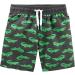 Simple Joys by Carter's Baby Boys' Swimsuit Trunk and Rashguard Set - Black Crocodile Print (3-6 Months) - Buy Online on GoSupps.com