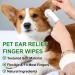 Ear Finger Wipes for Dogs & Cats- Biodegradable Pads for Ear Wax Removal, Soothing, & Deodorizing- Relieves Itching & Inflammation- Stops Head Shaking- Dog Ear Cleaner - Buy Online on GoSupps.com
