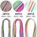 HINZIC 104pcs Gradient Color Hair Braids Wrap String for DIY African Girl Extensions - Ponytail Twist Braid Rope Accessory - Buy Online on GoSupps.com