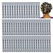Perm Rods 60 pcs Hair Rollers for Natural Hair Long Short Hair Styling Tool Hair Curlers Small Size 0.59 inch Grey Color