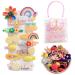 834pcs Girls Hair Accessories Set Baby Girls Hair Accessories Mix Colors Girls Elastic Hair Ties Soft Rubber Bands Soft Rubber Bands Cute hairpins Girls Hair Clips for Toddler Girls Birthday Gift