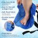 LotFancy Foot Ankle Ice Pack Wrap - Hot Cold Therapy Gel Pack for Achilles Tendonitis & Plantar Fasciitis Relief - Large Reusable with Plush Lining & Strap - Buy Online on GoSupps.com