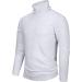 Dermipro Men's Slim Fit Turtleneck Long Sleeve Pullover - Large White - Buy Online on GoSupps.com