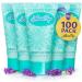 LavaPop - Travel Size Body Lotion - Iris Violet & Amber 0.7 fl oz 100 Pack - Delight Your Guests with Calming & Comforting Lotion - Bulk Hotel Toiletries for Airbnb Motels & Guest Rooms