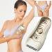 Sminiker 3 in 1 Lady Rechargeable Hair Removal Kit - Waterproof Bikini Trimmer, Epilator, Callus Remover - LED Shaver for Arms, Underarms, Bikini Line & Legs (Gold) - Buy Online on GoSupps.com