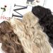 4PCS 20 inch Curly Clip in Hair Extensions - Synthetic Soft Wavy Brown (Natural Black) - Buy Online on GoSupps.com