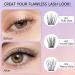 Miuffue C Curl DIY Lash Extension Kit - 10Pcs 14mm Lash Clusters with Bond & Seal, Applicator Tool, Glue Starter Kit for Self Application - Fluffy Style | KIT-001-C Curl-14mm - Buy Online on GoSupps.com