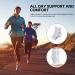 Neuropathy & Plantar Fasciitis Compression Socks - 4 Pairs for Women & Men | Ankle Support Brace for Sprained Ankle | Breathable & Anti-Slip Pain Relief Socks | White 5-7.5 - Buy Online on GoSupps.com