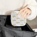 Anna Cowper Retro Geometric Pattern Sanitary Napkin Storage Bag - Portable Period Pouch for Women & Teens - Multi-colored - Buy Online on GoSupps.com