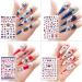 TailaiMei 4th of July Nail Decals Stickers - American Flag DIY Nail Art Decorations (8 Sheets) - Buy Online on GoSupps.com