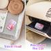 Gerkia Portable Dental Floss Box | Travel-Friendly Dental Floss Picks & Silk Dispenser | Pink Marble Design - Buy Online on GoSupps.com