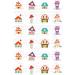 24 edible PRE CUT Houses house home style kids childrens party decorations Wafer Paper Cupcake Fairy Cake Toppers - Buy Online on GoSupps.com