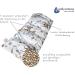 Medi Partners Kirschkernkissen 60x20cm | Eco-Friendly 100% Cotton 5 Chambers Grain Pillow | Large Warming & Cold Therapy Pillow | Removable Connection (Deer) - Buy Online on GoSupps.com
