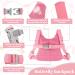 Girls Toddler Leash | Child Safety Harness | Anti Lost Wrist Link | Reflective Pink Leash 4-in-1 Walking Assistant | Butterfly Design | Ideal Gift - Buy Online on GoSupps.com
