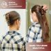 Big Claw Clips for Thick Hair - 5.25 Jumbo Clips for Women - Strong Non-Slip Design for Long Curly Hair - Glossy Colors Available - Buy Online on GoSupps.com