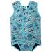 Swim Cosy Baby/Toddler Wetsuit Vest with UPF50 - Neoprene Wrap around design for Boys/Girls 0-3 years - Unicorns Dinosaurs Ducks Happy Sharks MEDIUM 6-18 Months
