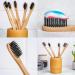 BlauKe Bamboo Toothbrushes 5-Pack - Medium Bristles, Biodegradable, Eco-Friendly - Buy Online on GoSupps.com