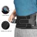 Double Pull Waist Support Back Brace - Lumbar Decompression Belt for Herniated Disc & Sciatica Relief - Large Black - Ideal for Men & Women - Buy Online on GoSupps.com