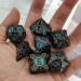 GIUADKXD Metal DND Dice Set - Rolling Blue Polyhedral Dice for D&D, Trpg, MTG - Game Accessories by Gunlan-1 - Buy Online on GoSupps.com