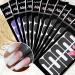 wirlsweal 10Pcs/Set Nail Edge Sticker Good Ductility Protect Finger Ultra Thin Spill Prevention Stick Peel Off Tape for Salon Nail Peel Black - Buy Online on GoSupps.com