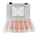 Brace On EZ Finger Splint Kit - Hand Injury Supports With Adjustable Fit (44 Pieces Assorted Sizes)