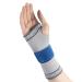 Champion Elastic Wrist Support Compression Sleeve with Encircling Strap Grey Large