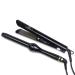 Brilliance New York Pro 1" Flat Iron & Clipless Curling Iron Duo Black