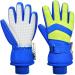 Leboom Ski gloves children gloves children waterproof winter gloves children for 3-13 years girls and boys gifts snowboard running cycling hike blue s- (5-7 years)