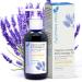 Blue Beautifly USDA Certified Organic Lavender Body Massage Oil | Super Moisturizing for Body Hair Nails and Cuticles | Harmonizes Doshas with Ayurvedic Botanical Extracts | 4 fl oz