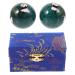 JECOMPRIS Hand exercise balls 2 pieces of hand massage balls 47 mm Metal handle Stronging physical balls Handlebar Hand-finger power exercises squeeze ball for hands mini massage ball