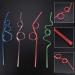 Vaorwouu Crazy Loop Straws (Pack of 50) Crazy Silly Colorful Reusable Drinking Straws Pack and PFOA Free - Buy Online on GoSupps.com