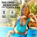 WaterLand Baby Carrier - Waterproof Infant Chest Holder for Pool & Beach - Light Blue Sky - Buy Online on GoSupps.com