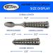 SZCO Supplies 9 Silver-Finished Butterfly-Open Travel/Camping Spoon (211521-SL - Buy Online on GoSupps.com