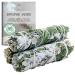 Ancientveda White Sage Mix Smudge Sticks 3 Pack for Cleansing Meditation Yoga and Smudging | Cedar Rosemary Eucalyptus & Juniper (White & Cedar)