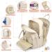 Rainsmore Large Baby Wrap Backpack Diaper Bag | Stroller Belts & Wrap Pad | Apricot Beige - Buy Online on GoSupps.com