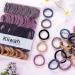 100 Pieces Multi-Colored Hair Ties for Girls & Women - Elastic Ponytail Holders & Hair Accessories - International Shipping Available - Buy Online on GoSupps.com