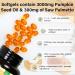 Oeaqeff Pumpkin Seed Oil with Saw Palmetto Cold Pressed Capsules 2-in-1 Formula for Hair Growth Prostate & Bladder Support Heart Health | 300 Softgels Non-GMO Soy & Gluten Free (1) - Buy Online on GoSupps.com