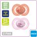 MAM Original Baby Pacifier Nipple Shape Helps Promote Healthy Oral Development Sterilizer Case 2 Pack 6-16 Months Pearl/Girl Pearl Girl - Buy Online on GoSupps.com