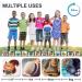 12 Pack Natural Mosquito Repellent Bracelets with Waterproof Wristbands and 60 Pcs Stickers for Kids & Adults - Lasts Up to 350Hrs - Red, Pink, Green, Blue, Dark Blue, Black - Buy Online on GoSupps.com