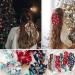 Miaija 12Pieces Christmas Hair Scrunchies Plaid Elastic Hair Bands and Bow Ribbon Scrunchies Hair Styling Fashion Headbands for Women Girls Accessories - Buy Online on GoSupps.com