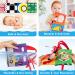 Synearry Color Baby Fabric Book | Interactive Picture Book with Mirrors | Toddler Perception Learning Toy | Perfect Gift for Babies 0-6 Months - Buy Online on GoSupps.com