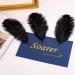 Soarer Black Ostrich Feathers Bulk - 30pcs 8-10 inch for Wedding Party Centerpieces & Home Decor - DIY Crafts (Black) - Buy Online on GoSupps.com