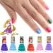 Disney Princess Castlebox Nail Polish Set | Non-Toxic Peel-Off Water-Based Formula | Safe Quick Dry Polish for Kids | 18 Pcs Opaque Colors | Ages 3 - Buy Online on GoSupps.com