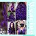 Runature 45cm Purple Clip In Hair Extensions - Real Silky Hair 5pcs Invisible Double Tresse 25g/package - Buy Online on GoSupps.com
