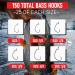 Bass Fishing Hooks Assortment - 150 Offset Hooks for Texas Rig Bass Fishing with Plastic Worms - Freshwater Fish Hook Set - Buy Online on GoSupps.com