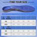STSVZORR High Arch Support Insoles for Men & Women | Pain Relief for Plantar Fasciitis & Flat Feet | Comfortable Shoe Inserts | Size 11-11.5 (295MM) - Dark Violet Blue - Buy Online on GoSupps.com