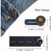 Adjustable Waist Extender Button for Jeans & Pants - Set of 10 Black & Blue Extenders for Men, Women, and Maternity Trousers - Buy Online on GoSupps.com