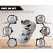 Dookeh Baby Shoes Non Slip Soft Sole Sneakers | 6-9 Months | A2 Gray - Buy Online on GoSupps.com
