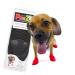 PawZ Dog Boots | Rubber Dog Booties | Waterproof Snow Boots for Dogs | Paw Protection for Dogs | 12 Dog Shoes per Pack (Black) Small